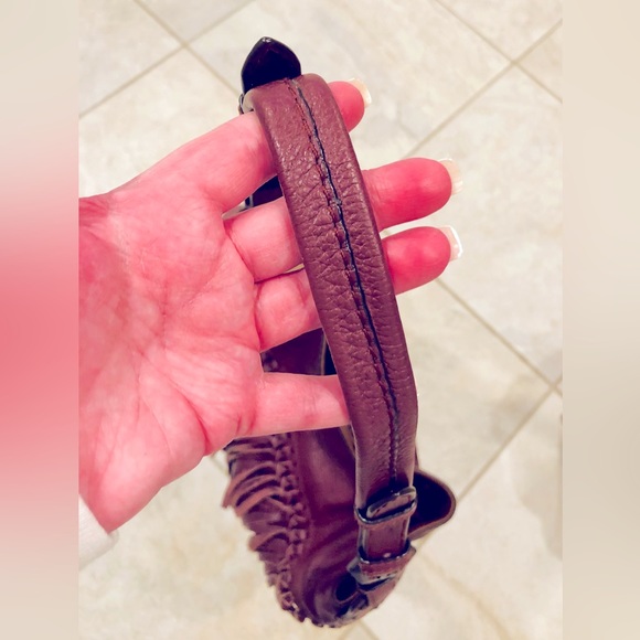 🌺 orYANY Bags- orYANY Fringe Shoulder Bag- maroon- 🌺 - Picture 13 of 15